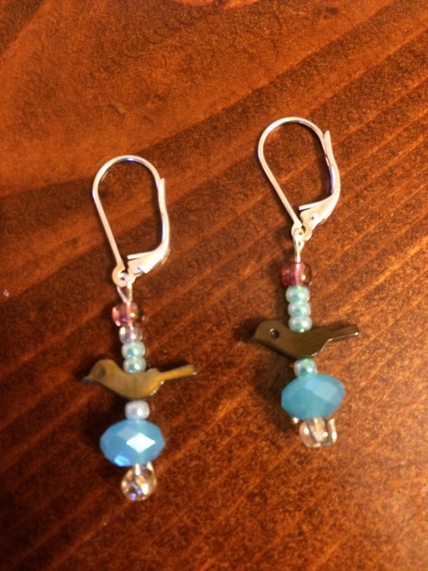 Pretty Glass and Crystal Earrings (choose a color and style)