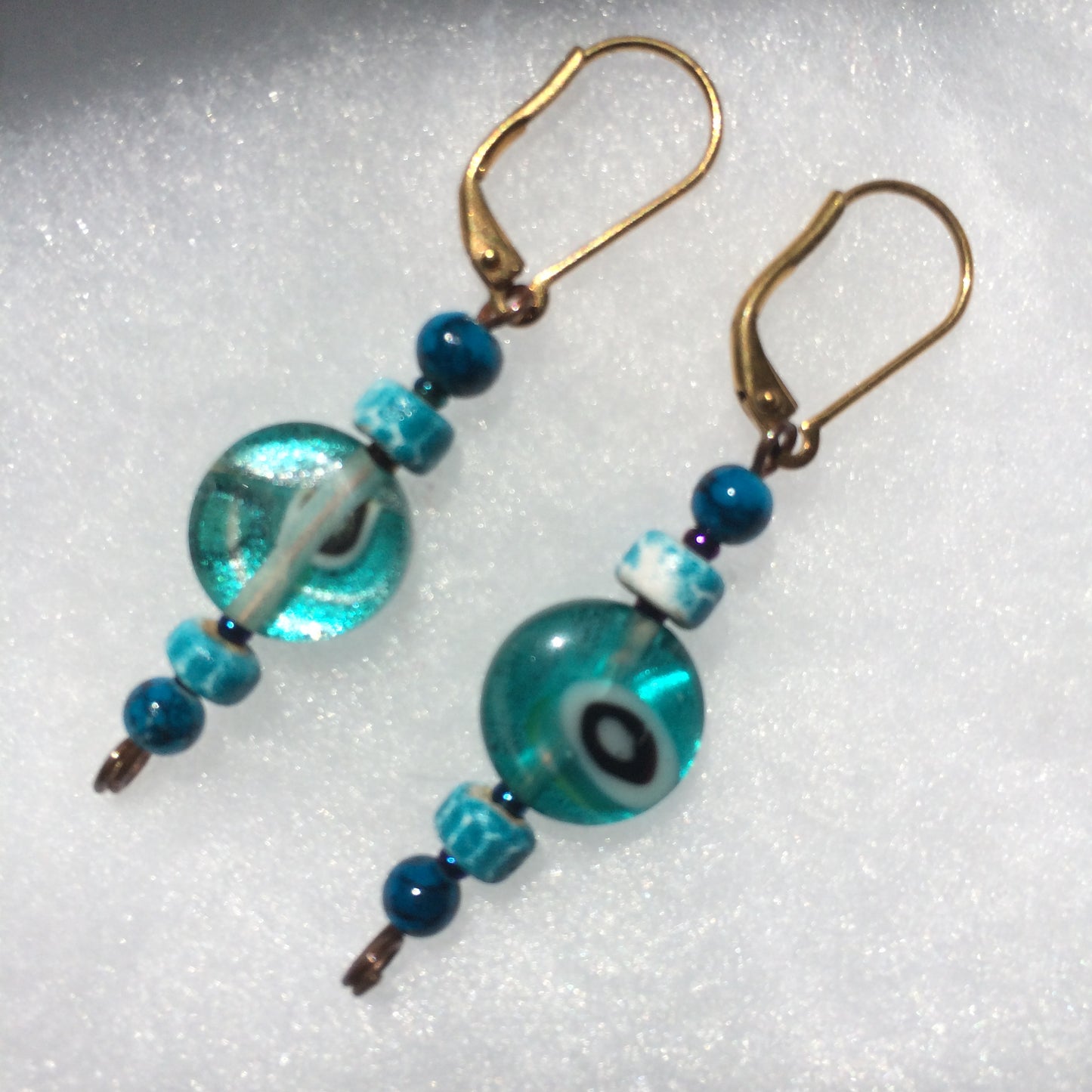 Pretty Glass and Crystal Earrings (choose a color and style)