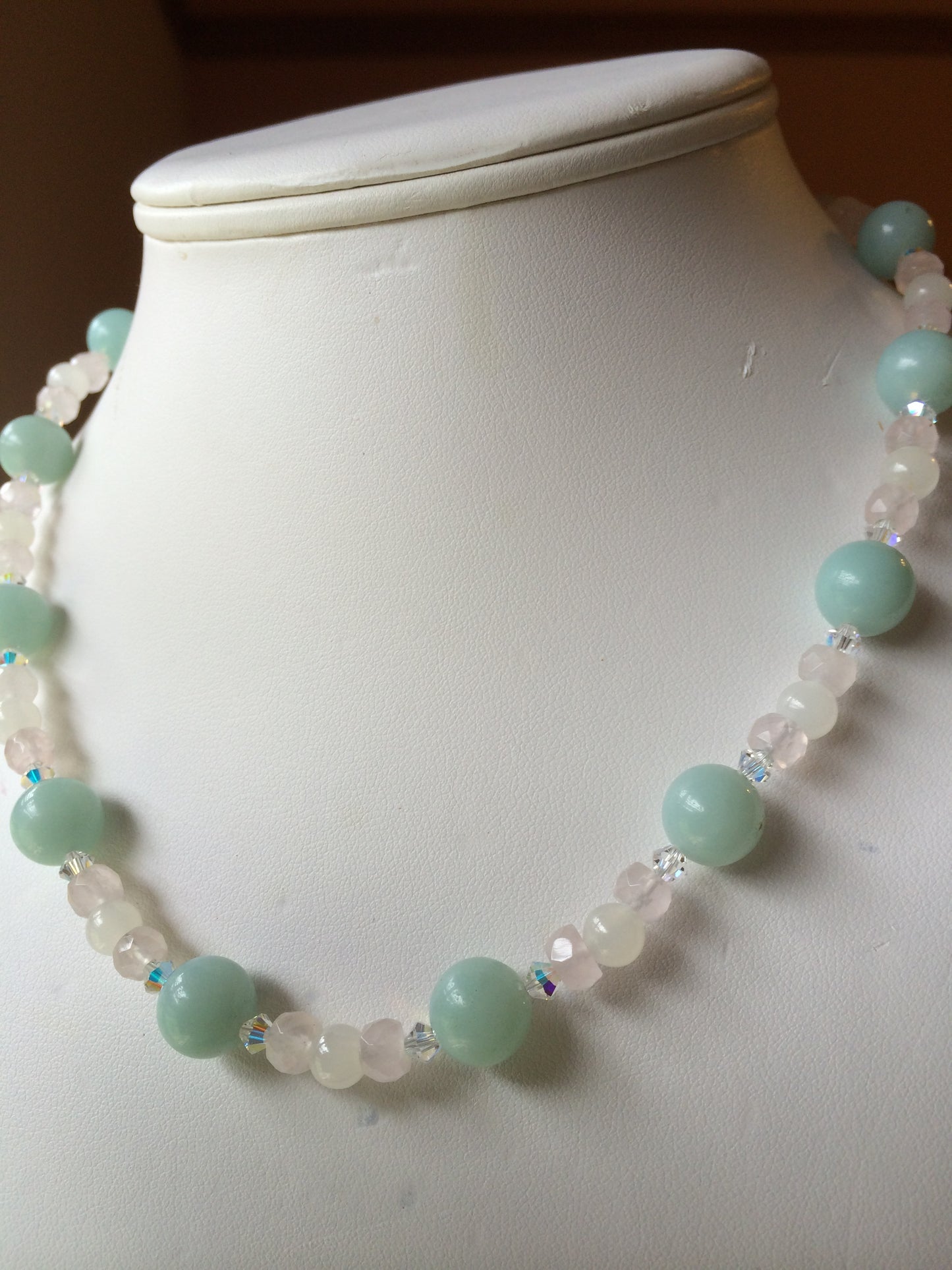 Necklace, Rose Quartz and Aventurine